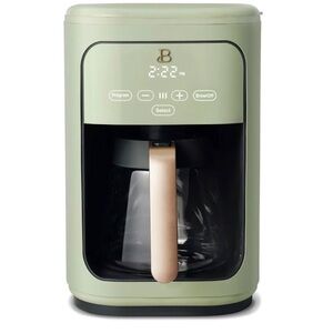 Beautiful 14-Cup Programmable Drip Coffee Maker with Touch-Activated Display.